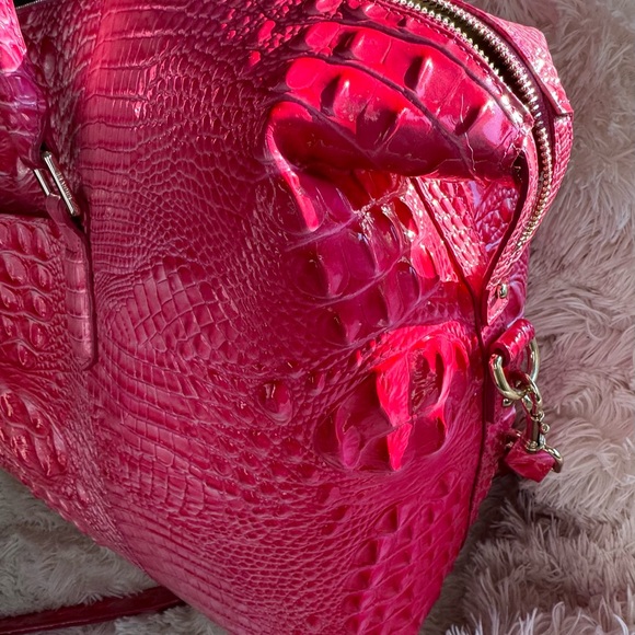 COPY - RARE COLOR!! PINK COSMO BRAHMIN DUXBURY WEEKENDER LUGGAGE TOTE BAG - Picture 9 of 11